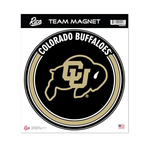 Rico Industries NCAA Colorado Buffaloes Standard 8" Round Magnet
