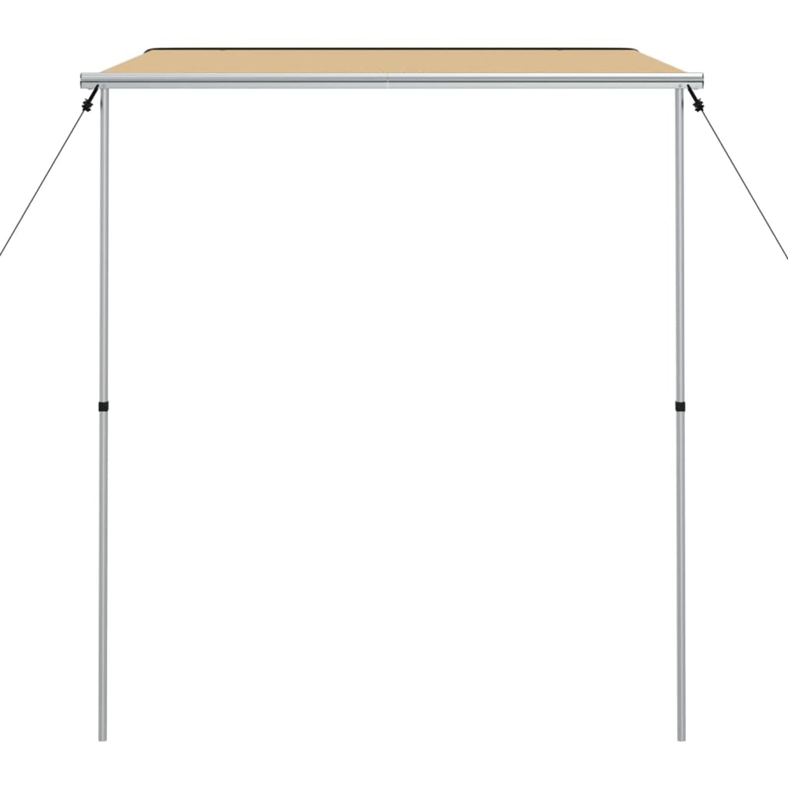 Tidyard Wohnwagen-Markise 2x2,5x2,15 m Beige