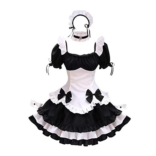 Japanese Anime Maid Outfits Halloween Party Roleplay Uniform Theme Kawaii Sweet Lolita Costume Apron Fancy Dress