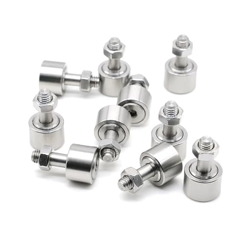 10Pcs CF8 Stainless Steel Cam Follower Needle Roller Bearing M8x19x32.2mm Miniature Cam Followers KR19 Engine Parts