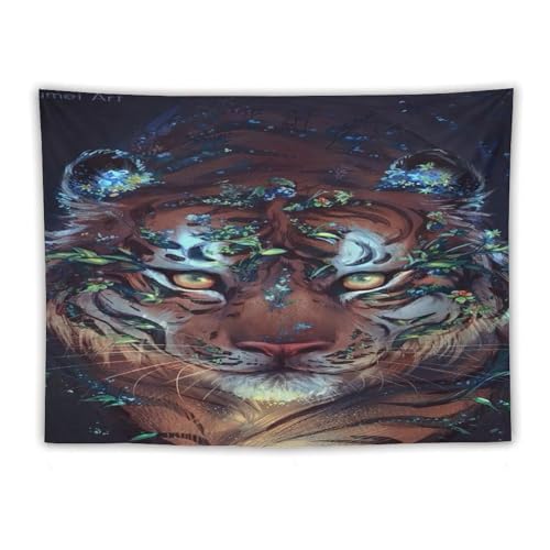 Tenture murale tigre 3D pour transformer l'ambiance d'une chambre ou d'un salon