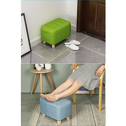 Pouf avec tabouret rembourré mousse mémoire polyvalent comme table à café - 5