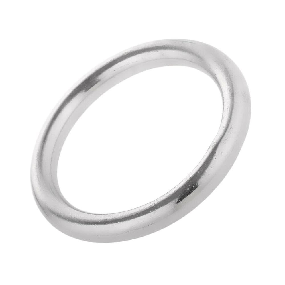 Anneaux ronds M5 en acier inox pour suspendre un hamac dans le jardin