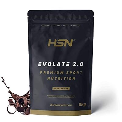 HSN Aislado de Proteína de Suero CFM Evolate 2.0 | Chocolate 2Kg | Whey Protein Isolate 90% + Enzimas DigeZyme® | No Incluye Dosificador | No-GMO, Vegetariano, Sin Gluten ni Soja
