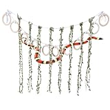 Climbing Vines for Reptiles, Handcrafted Jungle Vines, Suitable for Snakes, Ball Pythons, Chameleons, Playground Climbing Toys, Corn Snake Enrichment Toys