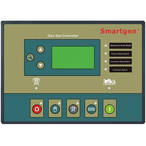 SmartGen HGM6320T Generator Controller front view with LCD screen and buttons