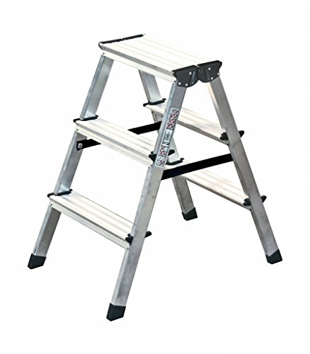 KRAUSE Doppelleiter Dopplo, 2 x 7 Stufen, 120366