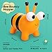 ZOOJOY Bee Bouncy Animals Hopper, Inflatable Bouncing Hopper, Outdoor Indoor Jumping Bounce Hopping Toys for Toddlers, for 18 Months 2 3 4 Year Old Kid Toddler