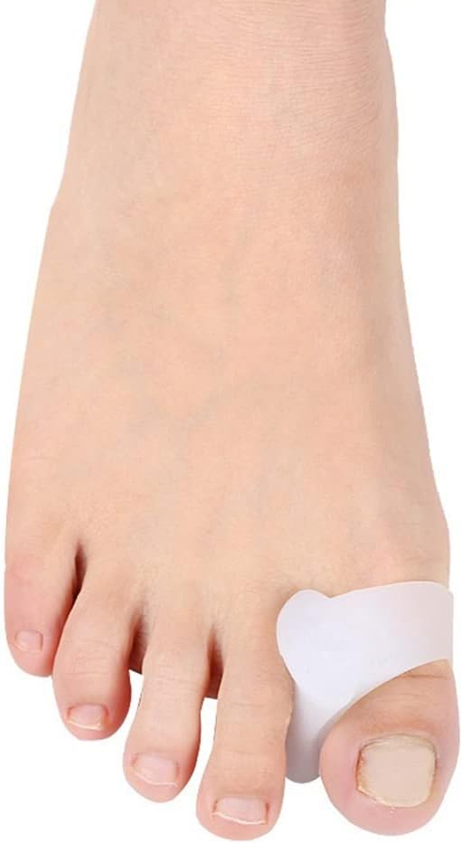 DEAVER Silicone Toe Separator,Toe Spacers - Gel Corrector for Hammer Toe, Mallet Bunion Pain Relief, Overlapping Crooked Toes, Yoga Plantar Fasciitis