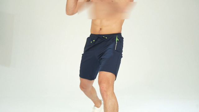JustSun Pantaloncini Uomo Sportivi Con Tasca Cerniera: Cotone Traspirante Per Palestra E Tempo Libero (Nero, Taglie S-2XL)