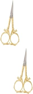 Crochet Scissors 2pcs Stainless Steel Scissor Cross Stitch Scissor Cutting Scissor Embroidery Sewing Scissor