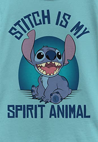 Disney Lilo Spirit Stitch Girl's Solid Crew Tee2