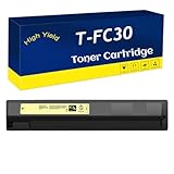 Rendement par page : Jusqu'à 7200 pages par cartouche de toner noir T-FC30, jusqu'à 3000 pages par cartouche de toner couleur T-FC30 (avec une couverture de 5 pour cent sur des pages A4)