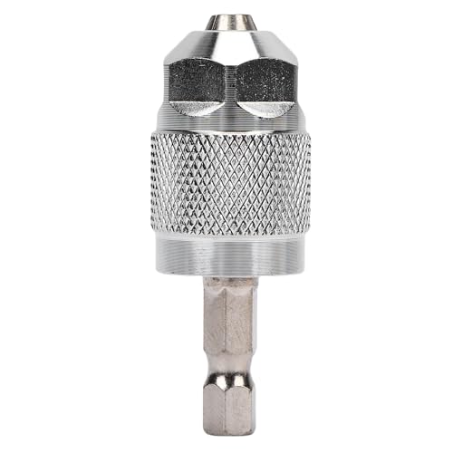 Sorandy Portabrocas sin Llave, Herramienta de Conversión de Vástago Hexagonal de 1/4 Pulgadas con Rango de Sujeción de 1,5-6,5 Mm para Molino Eléctrico, Herramientas Eléctricas