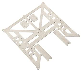 Turmberg3D - Heizbetthalter Anet A8, A6, Heatbedholder, Y-Carriage - 3D-Drucker (Aluminium - roh, entgratet)