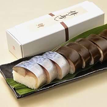 Amazon.co.jp: 笹一 鯖棒寿司2本セット : 食品・飲料・お酒