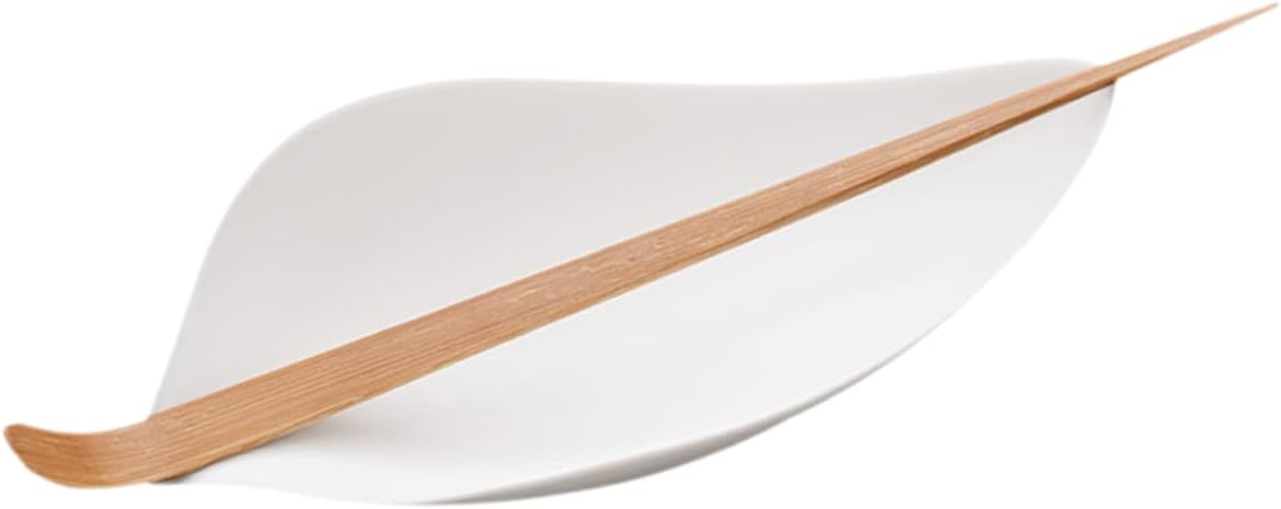 SHOWERORO Loose Leaf Tea Spoon Ceramic Tea Scoop Spices Flour Salt and Restaurant