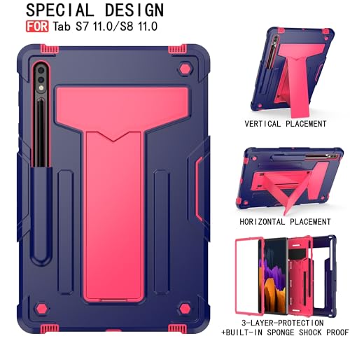 Coque Samsung Galaxy Tab S8 antichoc avec support