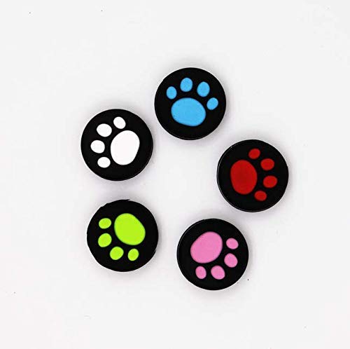 Image of Silicone Thumb Stick Grips Cap Cover Joystick Thumbsticks Caps for PS4 Xbox ONE Xbox 360 PS3 PS2 Cat Dog Paw (A)