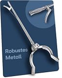 Praknu Greifer zum Aufheben aus Metall - 95cm Müllzange - Stabile & Robuste Greifzange - Ideal für Haushalt & Garten - Mit Starkem Griff - Müllgreifer - Greifarm - Müllsammler