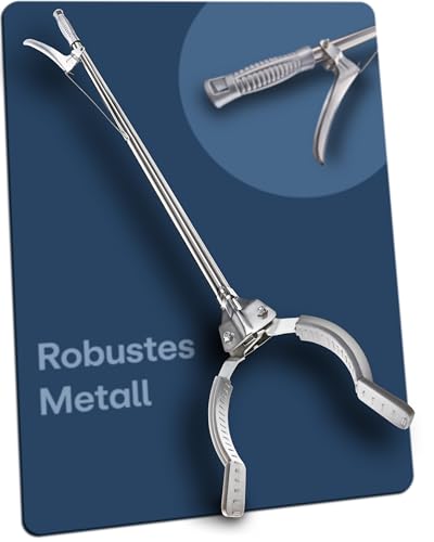 Praknu Greifer zum Aufheben aus Metall - 95cm Müllzange - Stabile & Robuste...