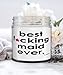Funny Maid Candle B3st F-cking Maid Ever 9oz Vanilla Scented Candles Soy Wax