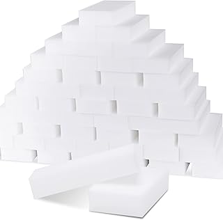 Large Magic Eraser Sponge, Double Compression Melamine Sponges in Bulk Extra Durable,20 Pack Household Cleaning Sponge wit...