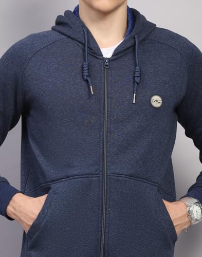 Image of Monte Carlo Mens Regular Fit Solid Collar Neck Full Sleeves Winter Tracksuit| Men Track Suit | Stylish Sportswear Set with Jacket and Lower | Activewear Set For Men's (Pack Of 1)