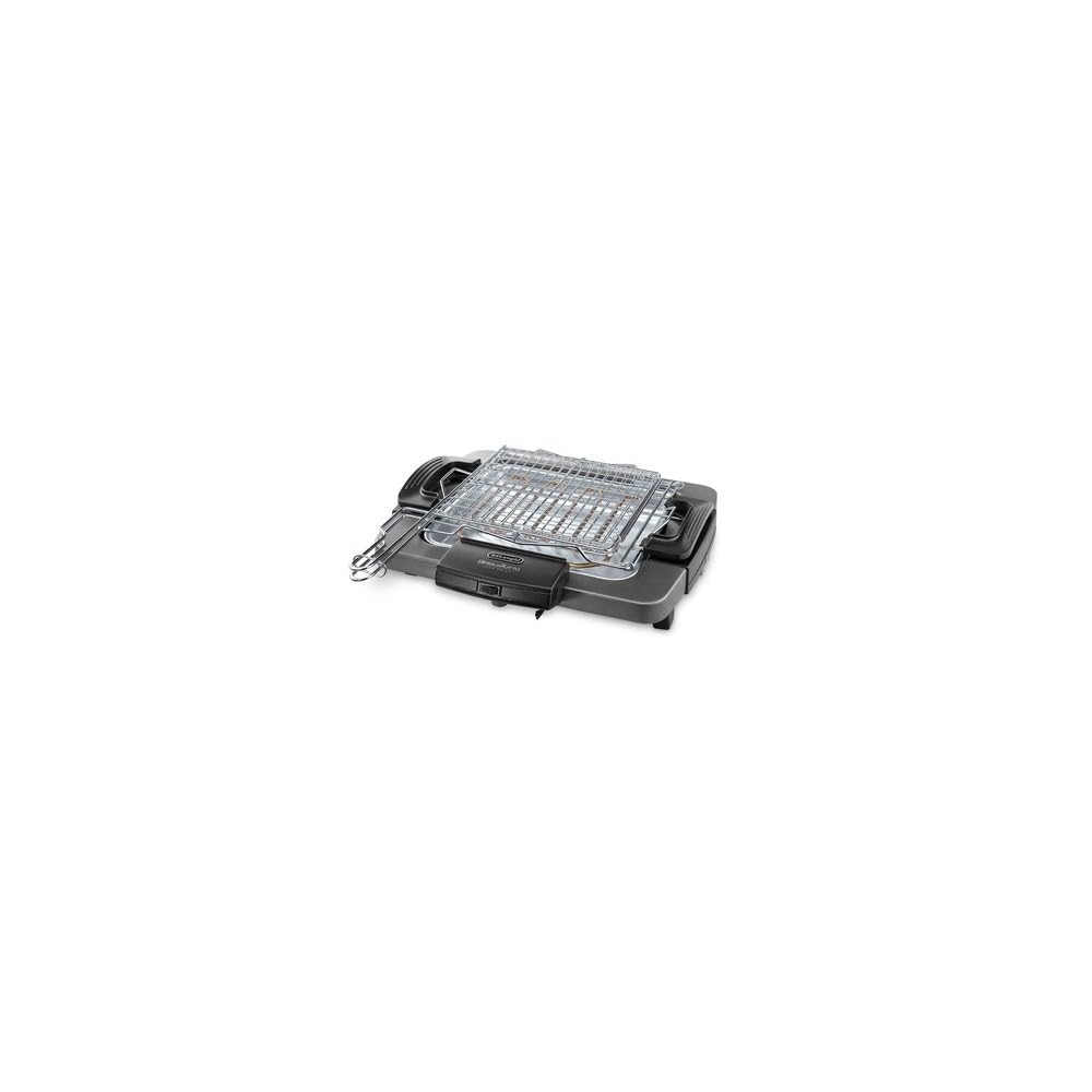 Delonghi BQ60.X Barbecue électrique de table 4,3 kg, Noir/Gris