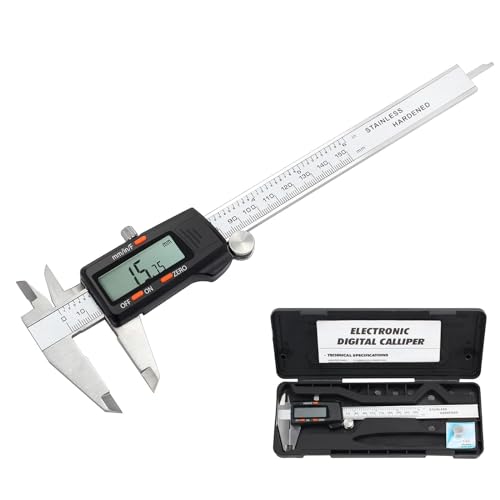 Produktfoto von ALLmeter Messschieber Digital 150mm/6 Zoll Edelstahl Digitale Schieblehre messlehre mit LCD-Display&hellip;