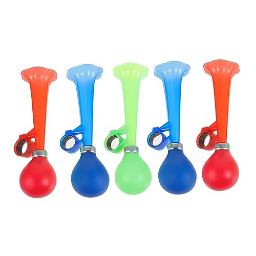 BIUDECO 5pcs Boys and Girls Bike Horns Bike Air Horns for Boys and Girls Loud Design for Teens Adults Random Color