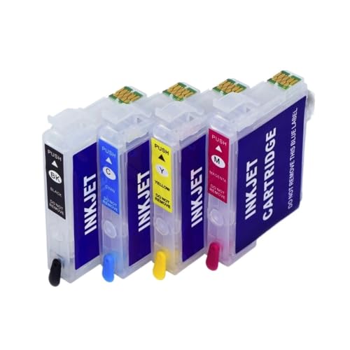 Cartouche d'encre compatible Epson 34XL T3471 rechargeable de grande capacité WF3720