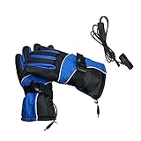 INOOMP Luvas quentes para motocicleta, aquecedores de mão, luvas de esqui de inverno, luvas aquecidas para artrite, luvas de esqui aquecidas, luvas de dedo para bicicleta elétrica, luvas térmicas de bateria