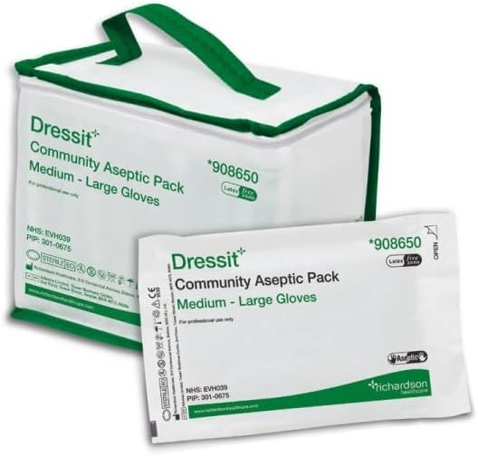 Sterile Dressing Pack with Medium/Large Gloves (Pack of 10) (908650)