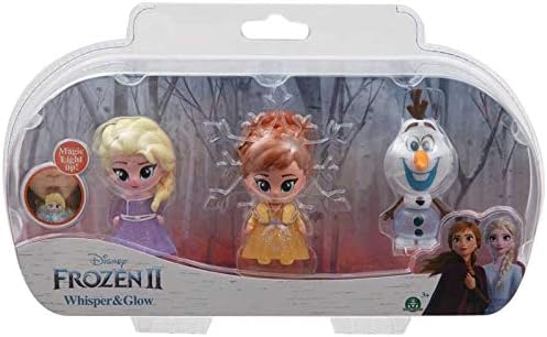 FROZEN 2 - Whisper & Glow Mini Figure Triple Pack, Light up your world with Frozen 2 - Collect them All!