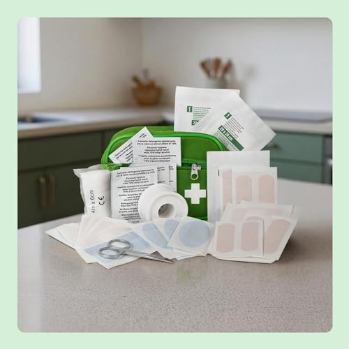 Healthcare by Amazon First Aid Kit, 56 Pieces, Green (Pack of 2) (Previously a Amazon Basic Care Brand, Same Product) - Image 5