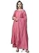 INDO ERA Women's Polyester Solid Straight Kurta Palazzo With Dupatta Set (IE26KH9PK1836_Pink_Medium)