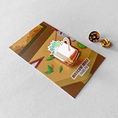 Image of Classic Cocktail Cute Enamel Pins for Bartender Aprons, Jackets, Backpacks and Purses, Shirt and Suit Lapels, Button Badges Brooch Fashion Jewelry