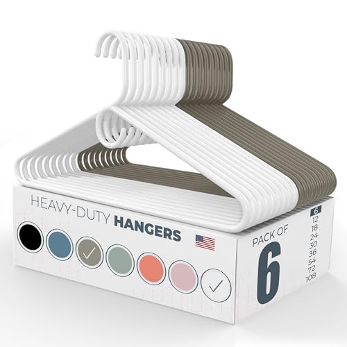 Neaties Heavy Duty Clothes Hangers 6 Pack – Made in