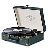 Drei Geschwindigkeiten - Einstellbar für die Wiedergabe von Schallplatten mit 33, 45 oder 78 U / min - für die meisten Vinyls geeignet