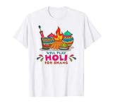 Photo Gallery will play holi for bhang funny holi maglietta Photo Gallery will play holi for bhang funny holi maglietta