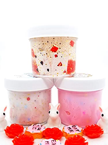 Wonderland Handmade Slime Trio Set 6oz - Hoshimi Slimes