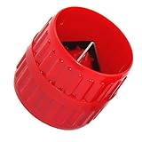 ★ [Schnellfleitiges Werkzeugkit]: Scharfe u-förmige Design-Legierungs-Stahlklinge, die Kupfer-, Aluminium-, Messing- und Kunststoffrohre und dünne Wandrohre schnell und genau schneiden können. Drehen Sie den Schraubenschalter, um das Schneidrad hin und her einzustellen.