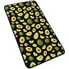Amazon.com: HGBNMVCD Avocado Pattern Green Black Coral Velvet Towel ...