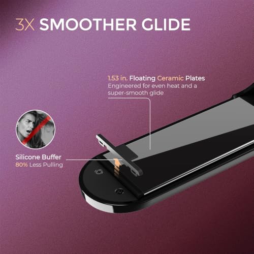 TYMO FLIPRO 5-in-1 Straightener Brush