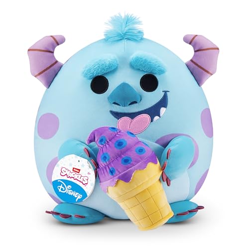 Peluche de 35 cm de Personaje Snackles Disney de ZURU (Sulley), Peluche con Accesorio de Snacks Peluche de 35 cm de Personaje Snackles Disney de ZURU (Sulley), Peluche con Accesorio de Snacks