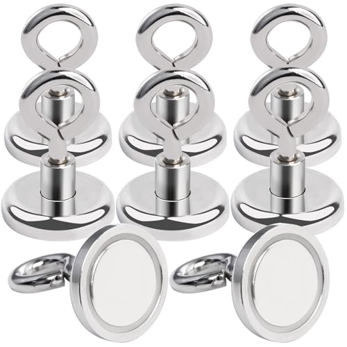 Crochet Magnétique 32mm Aimants Puissants de Garage Cuisine Bureau 8pcs