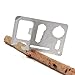 BELGRADE 11 Tools in 1 Stainless Steel Beer Opener Card Survival Multi Tool Gifts for Him Christmas (1 pack)