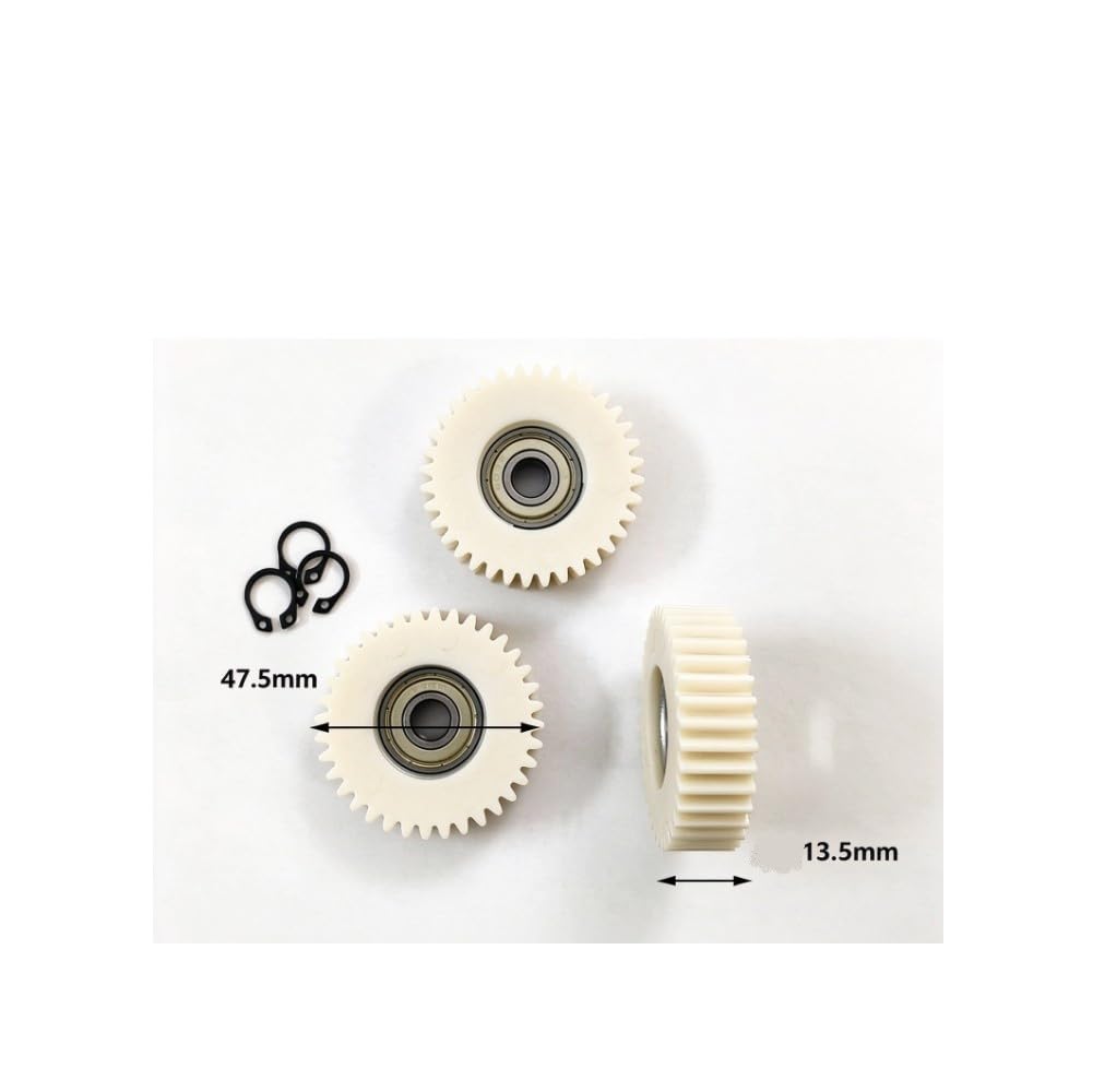 15 Uds 1,25 módulo 36T PA66 engranaje recto de acero de nailon for repuestos de engranajes de Motor de bicicleta eléctrica para equipos CNC