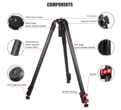 Ficha técnica IFOOTAGE Gazelle TC7 K5S Trípode de viaje profesional de carbono para cámara réflex digital Canon Nikon Sony Olympus Panasonic - Fernando Cortés Ficha técnica IFOOTAGE Gazelle TC7 K5S Trípode de viaje profesional de carbono para cámara réflex digital Canon Nikon Sony Olympus Panasonic - Fernando Cortés